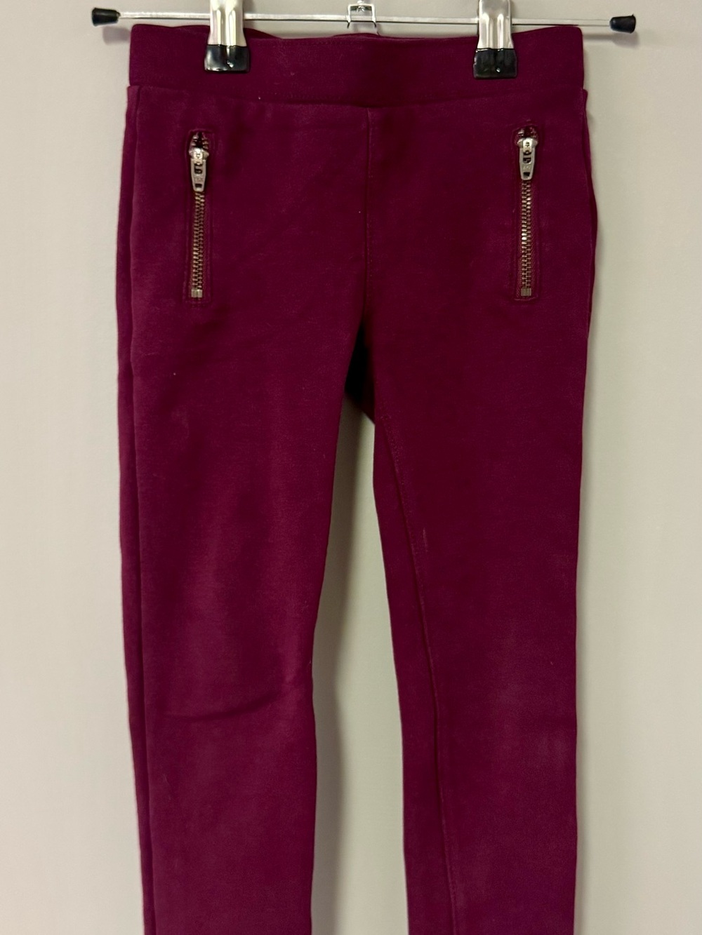 The Children's Place Plum Ponte Leggings with Zip Pockets